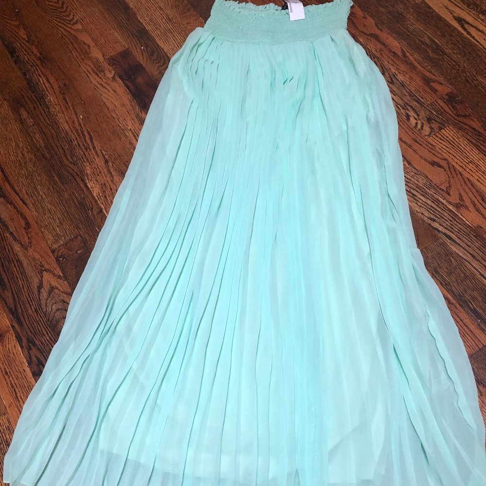 NWT Foreign Exchange tube top maxi dress